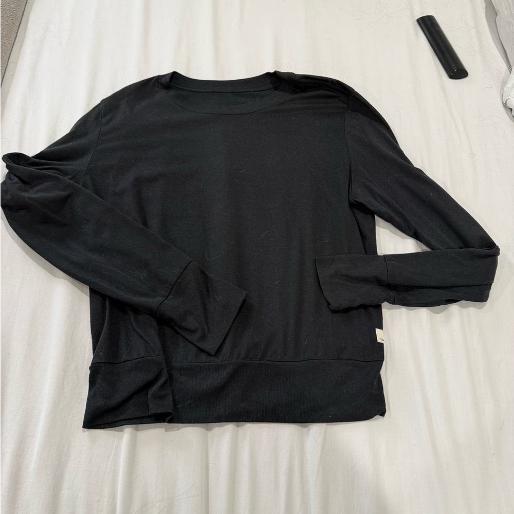 Vuori daydream crew long sleeve shirt - Size S - Black